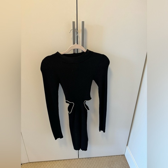 H&M CUT-OUT BODYCON DRESS XS - Picture 4 of 6
